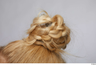 Groom references Anneli  015 high braided bun long blond…